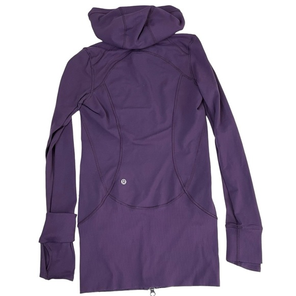 lululemon Daily Practice Jacket Deep Zinfandel Purple Sz 2 - Picture 14 of 16
